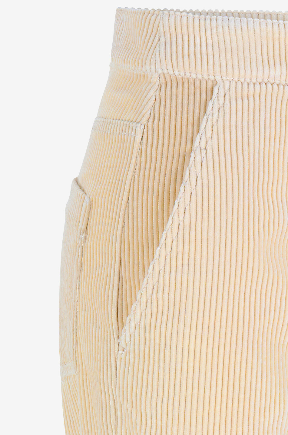 Gerade Cordhose mit hoher Taille Budapest