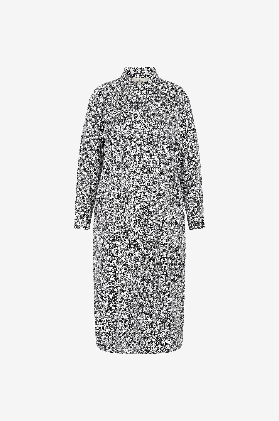 Robe chemise en soie Chainy