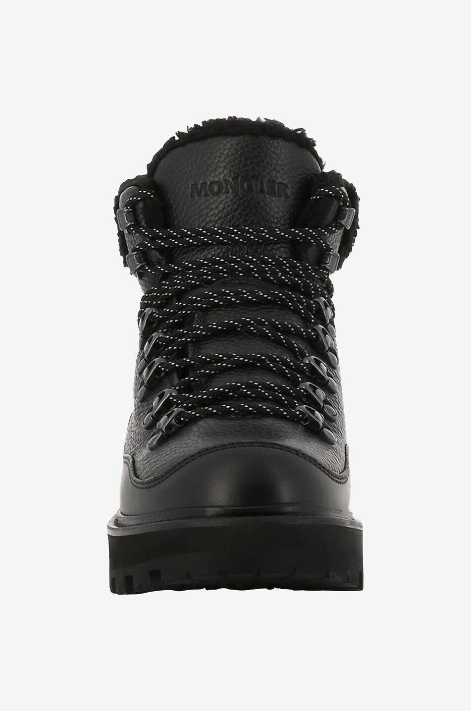 MONCLER Peka Trek lined lace-up booties Women BLACK 2