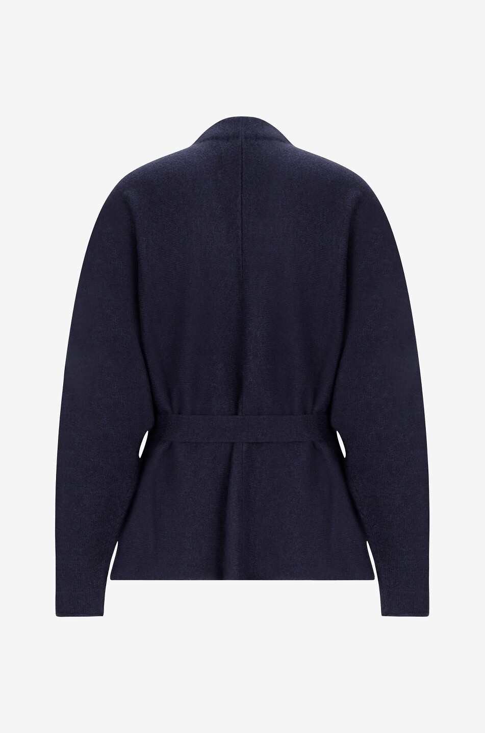 SOEUR Cardigan kimono en laine mérinos Wonder Femme BLEU FONCE 2