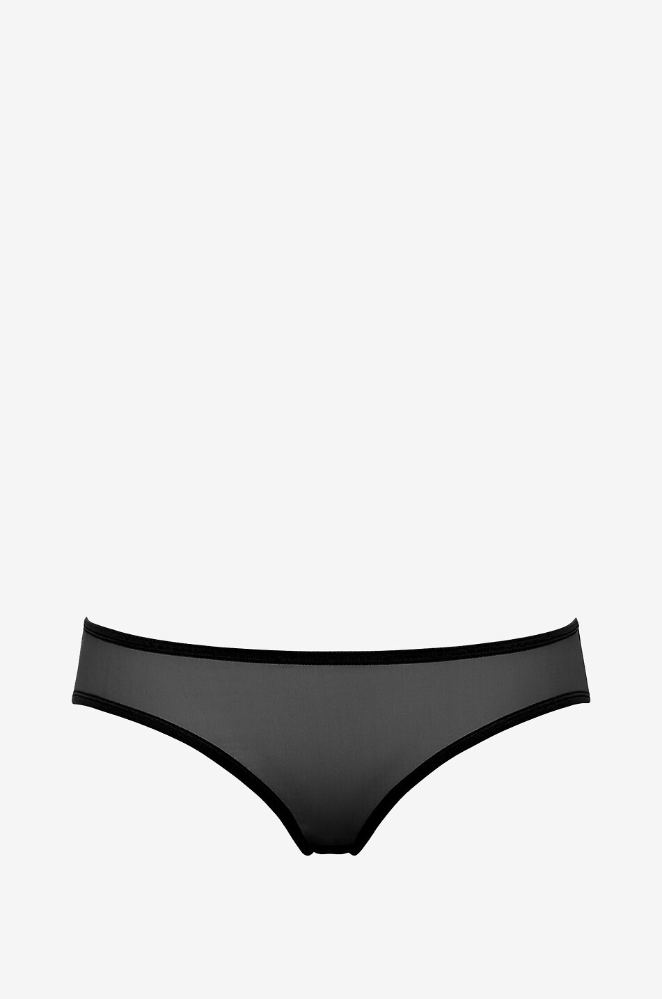 ERES Bambin tulle low-rise panties Women DARK GREY 1