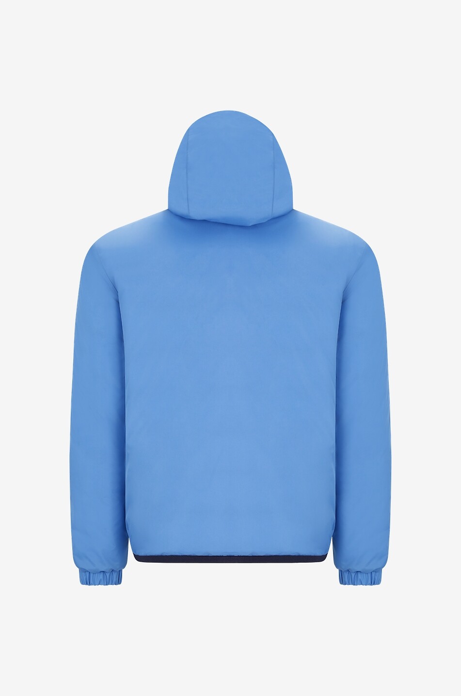 MONCLER GRENOBLE Kurze wendbare Daunenjacke mit Kapuze Rosiere Herren BLAU 3