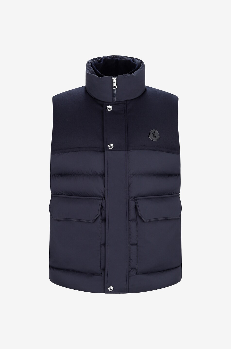 Rance wool and nylon quilted vest