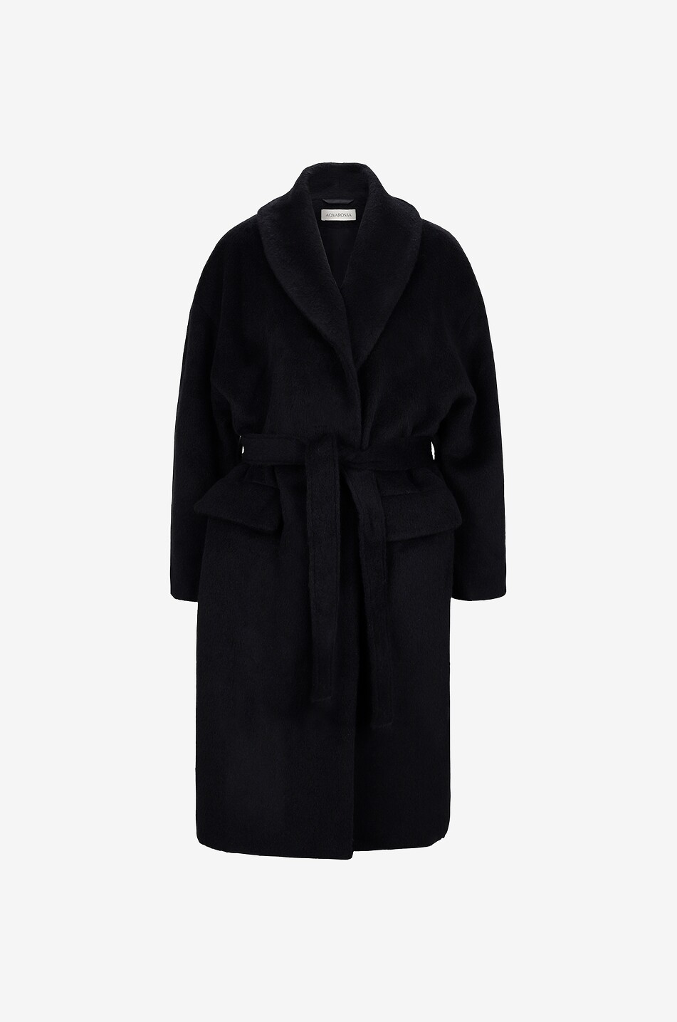 Augusta mid-length alpaca coat