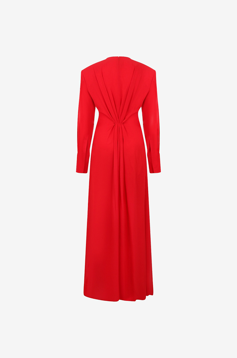 STELLA McCARTNEY Weites drapiertes Maxikleid aus Crêpe Damen ROT 2