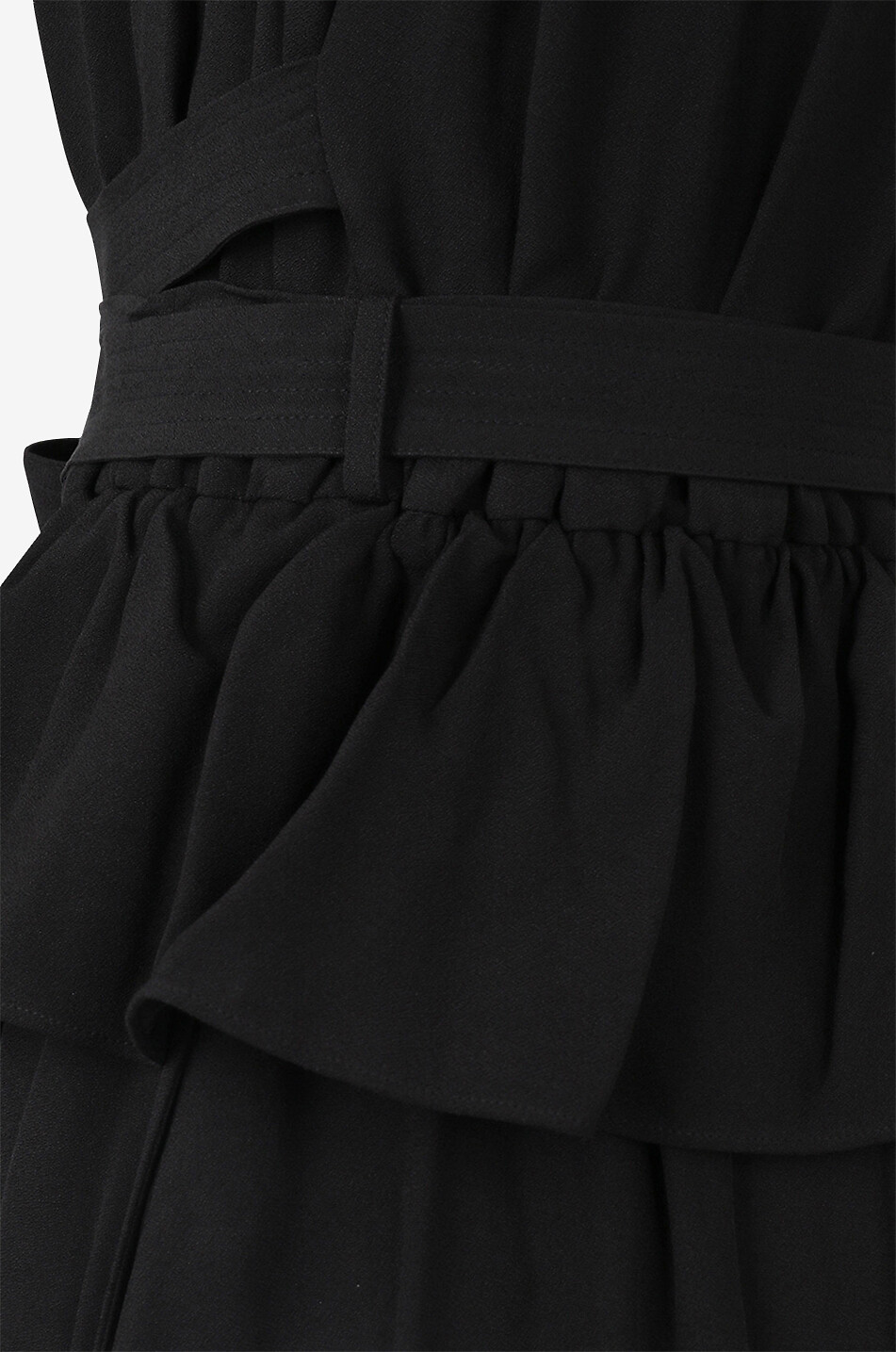 ULLA JOHNSON Marion viscose midi dress Women BLACK 3