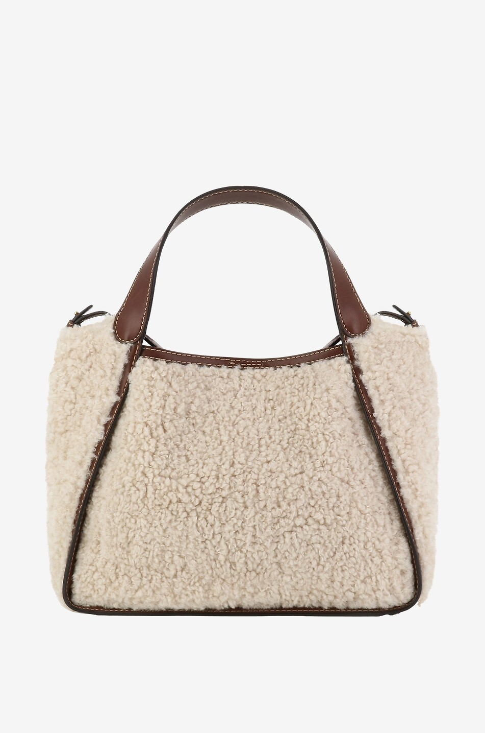 STELLA McCARTNEY Stella Logo teddy tote bag Women BEIGE 3