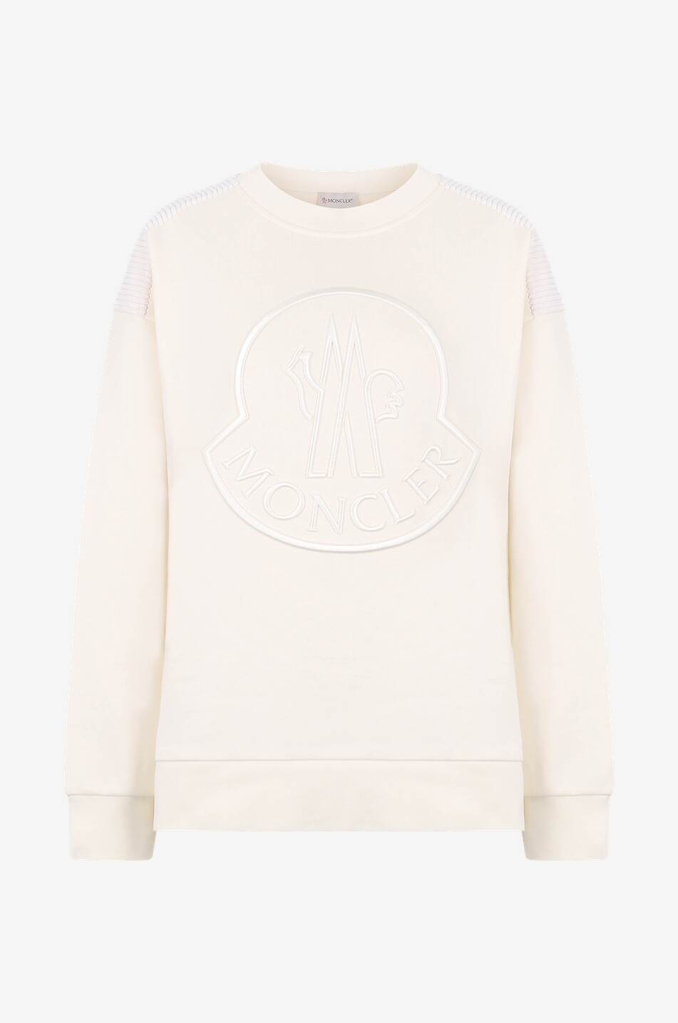 Oversize-Sweatshirt mit Cord-Details und Maxilogo