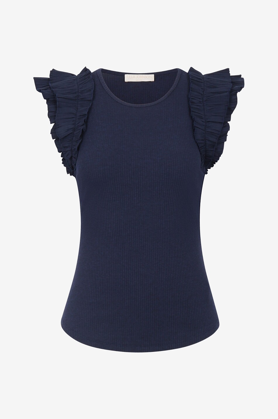 Lilo cotton and modal short-sleeved top