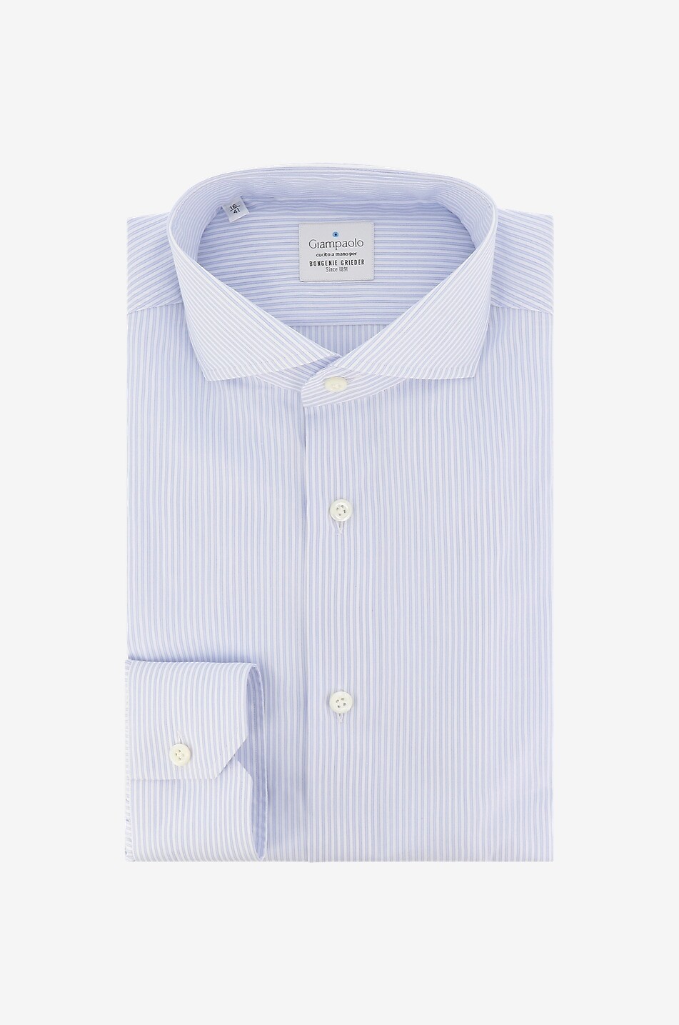 Chemise à manches longues en coton à carreaux vichy