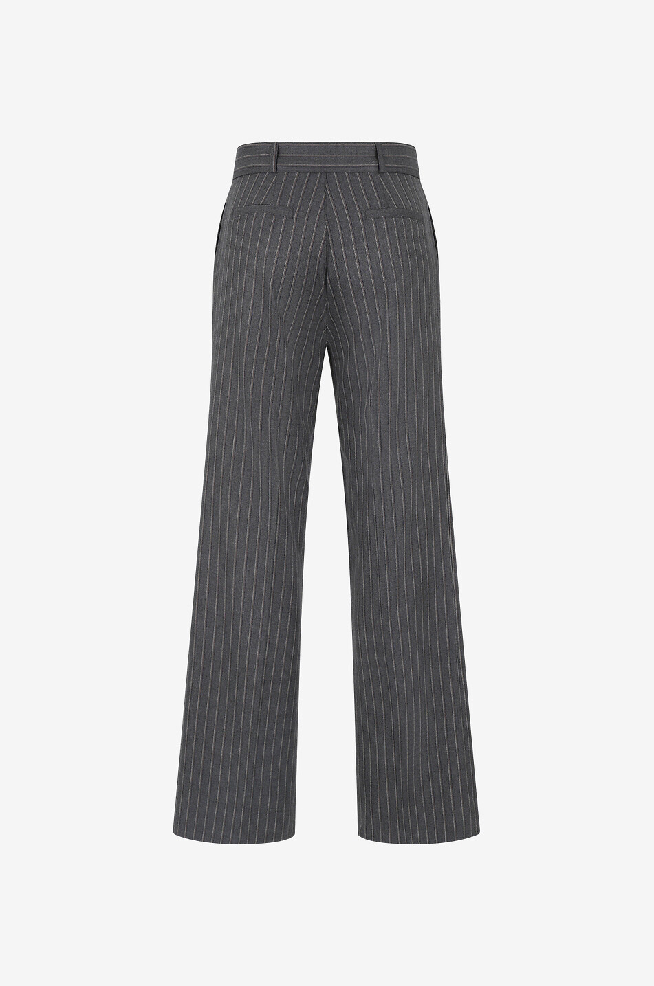 Gestreifte Hose mit weitem Bein Maike