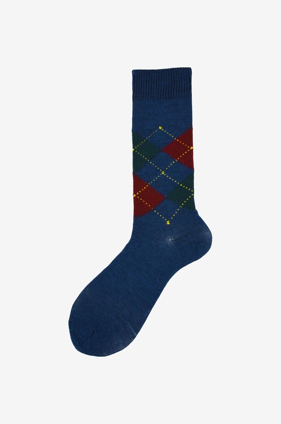 Real diamond patterned socks