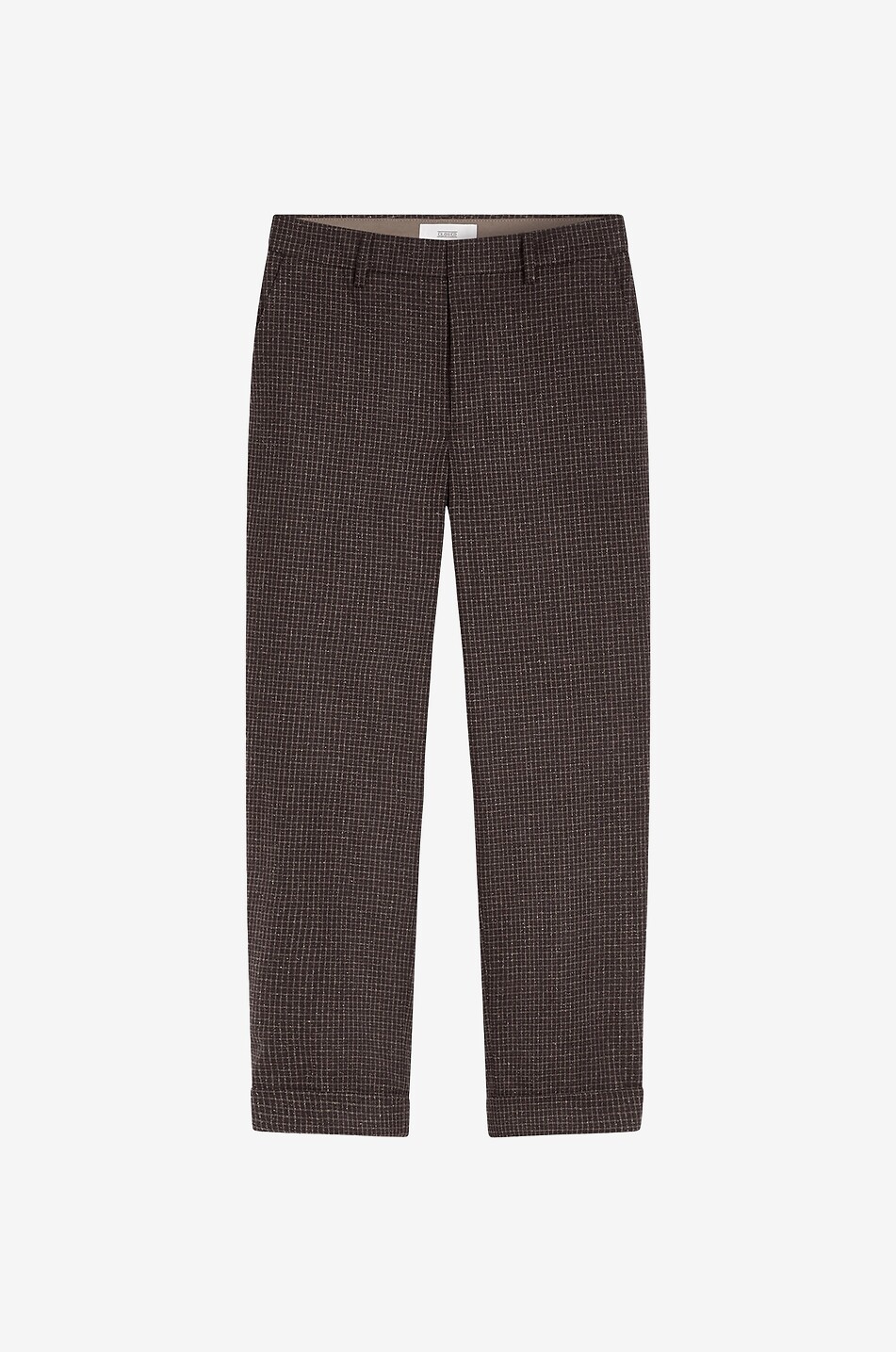 Gerade verkürzte karierte Hose Auckley