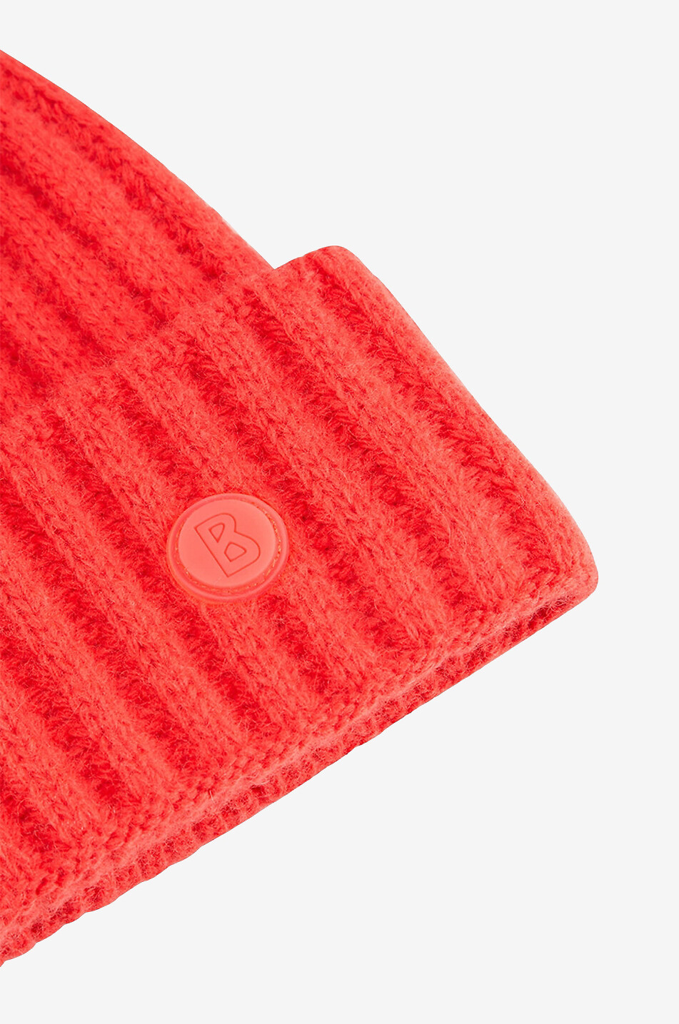 BOGNER Ranya beanie with shearling pompom Women RED 3