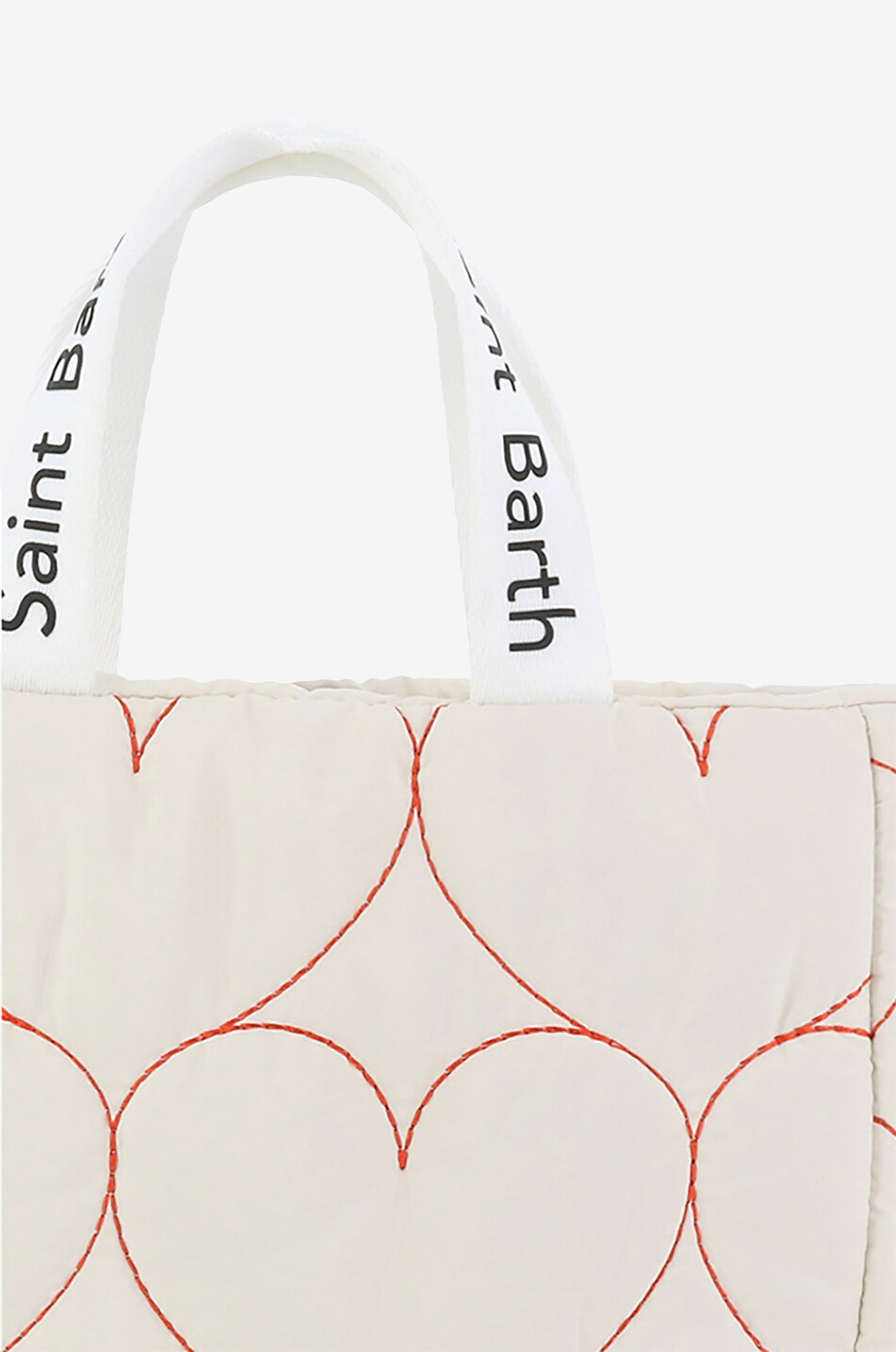 MC2 SAINT BARTH Mini nylon tote bag Women WHITE 6