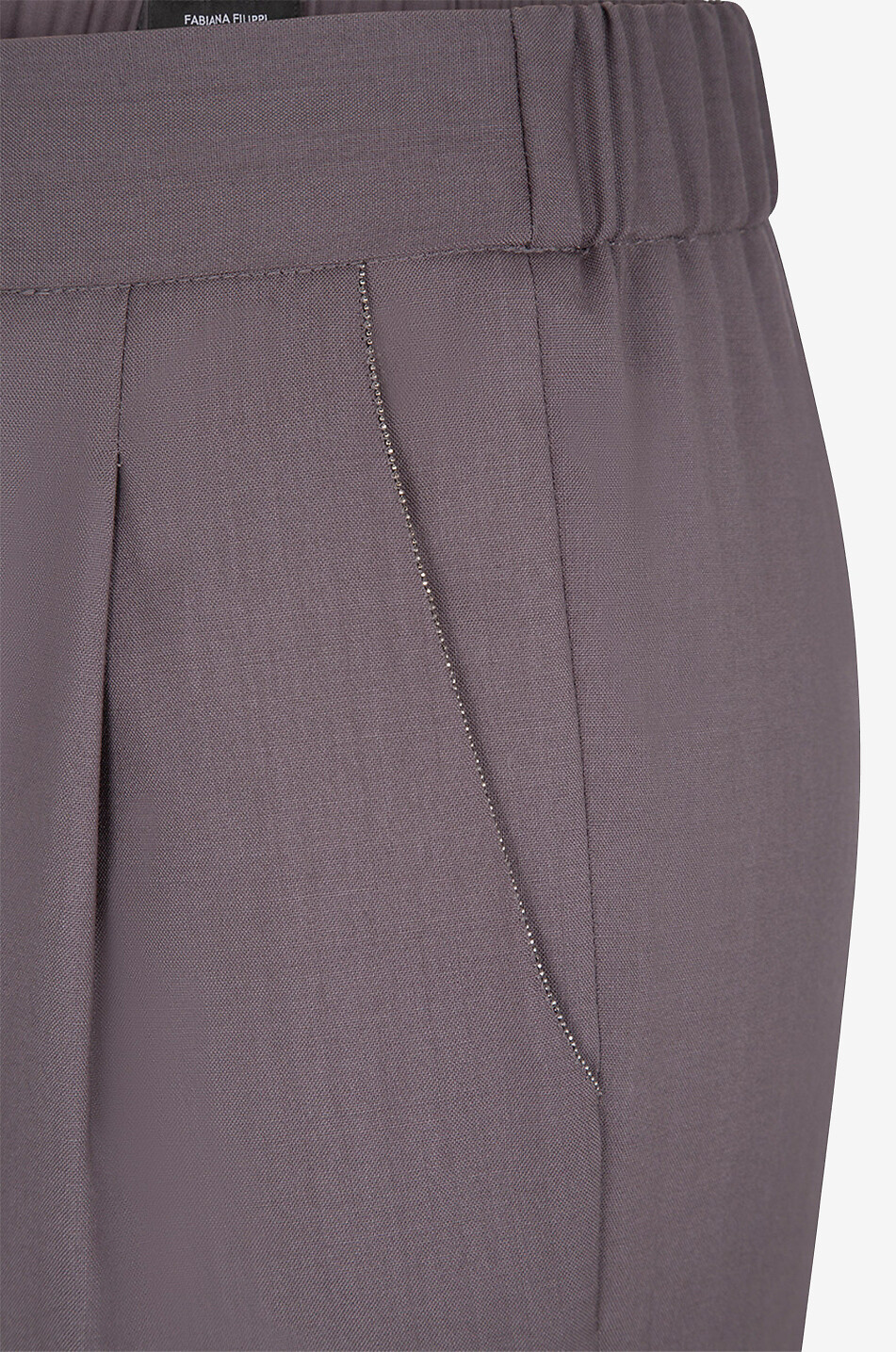 Spello cropped jogger fit wool trousers
