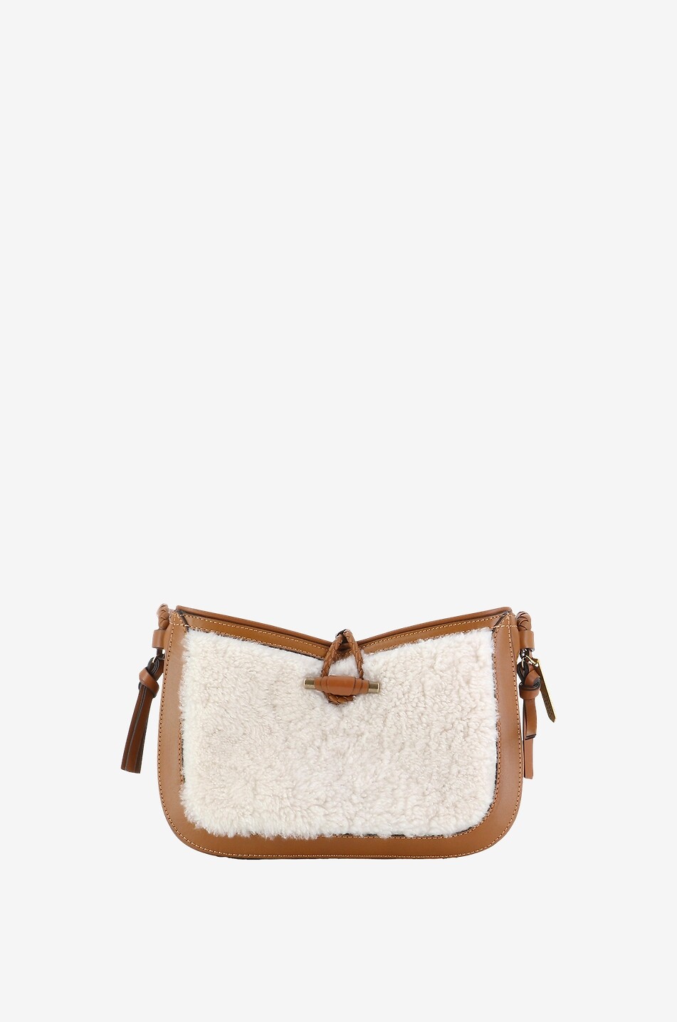 Vigo small bi-material hobo bag