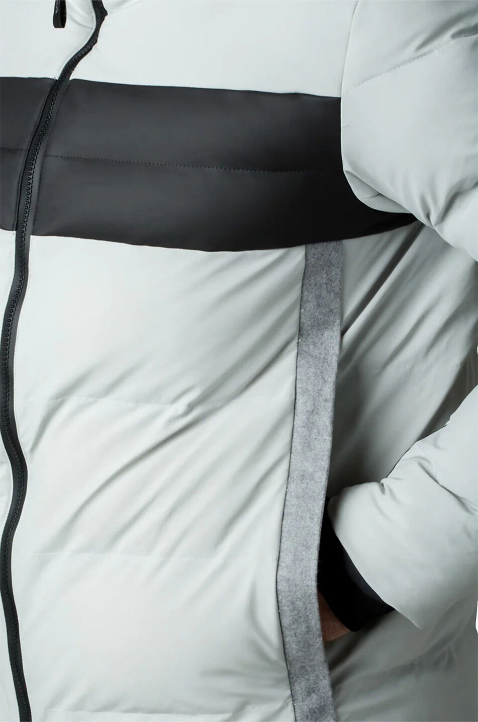 Generoso hooded ski jacket