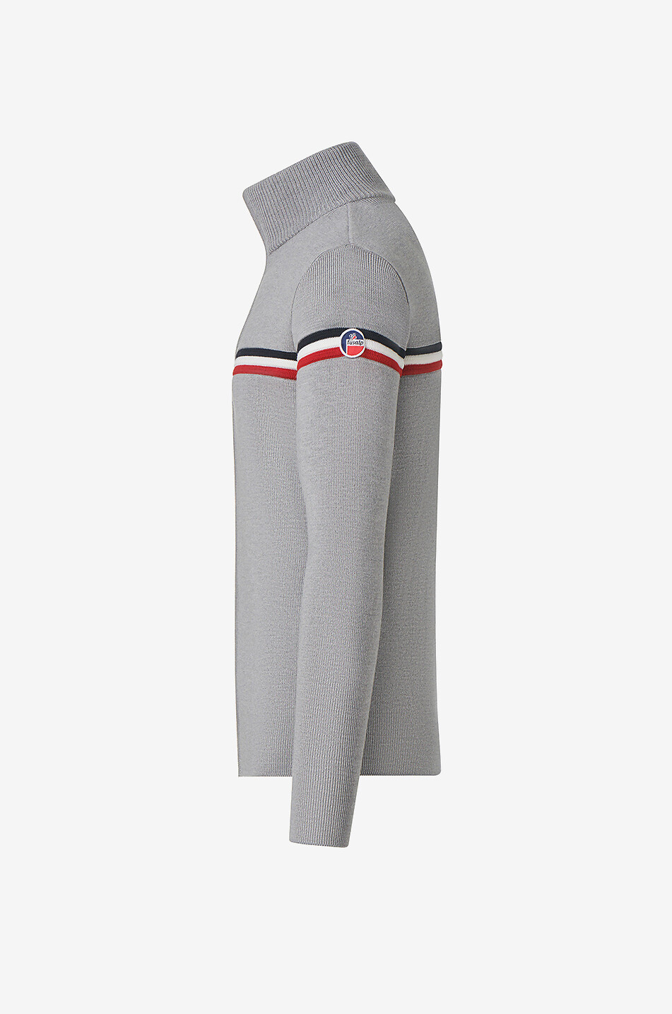 FUSALP Cardigan zippé à col montant Wengen Fiz II Homme GRIS 7
