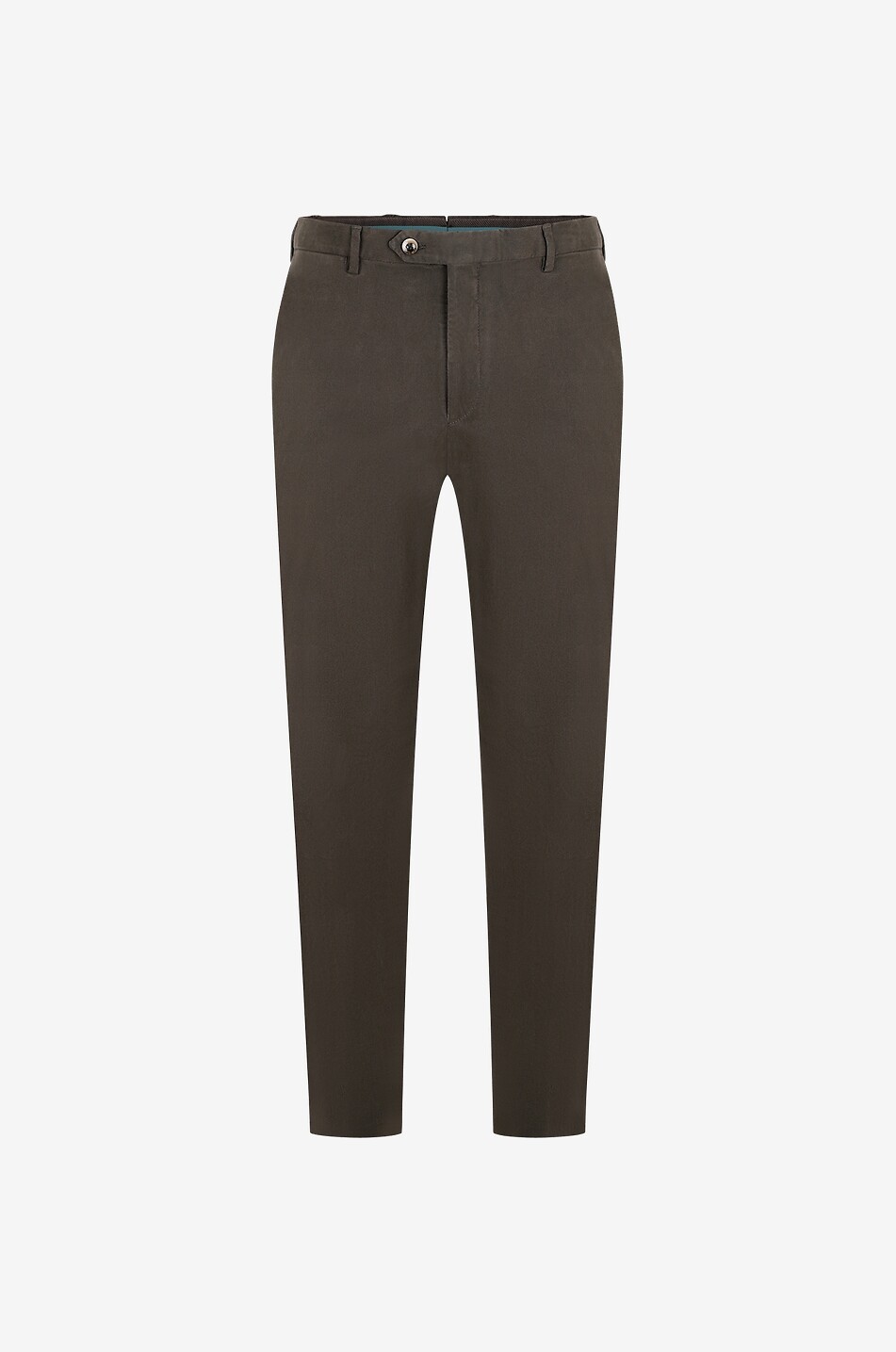 City velvet touch slim fit chino trousers