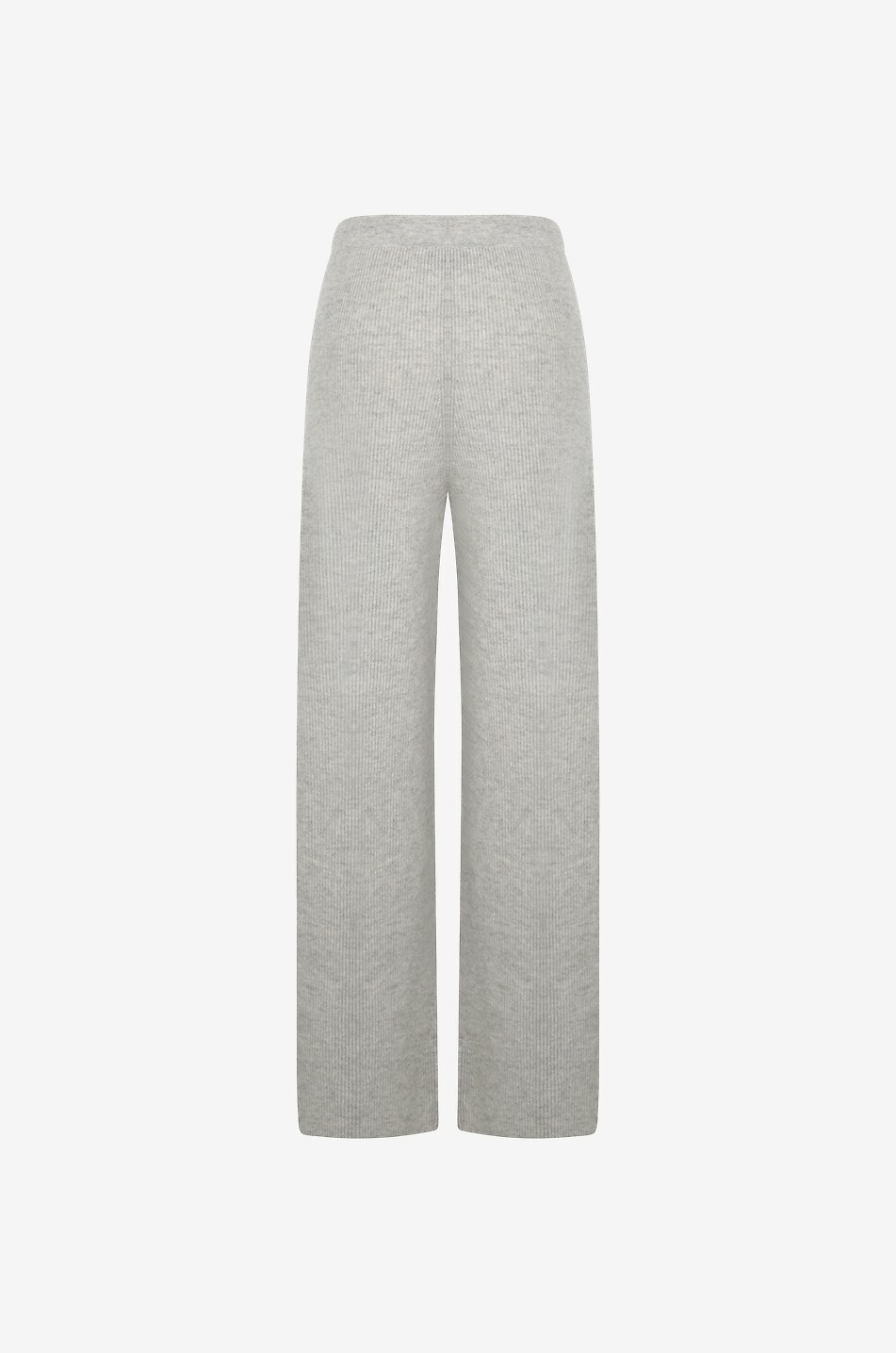Pantalon de jogging côtelé large en cachemire