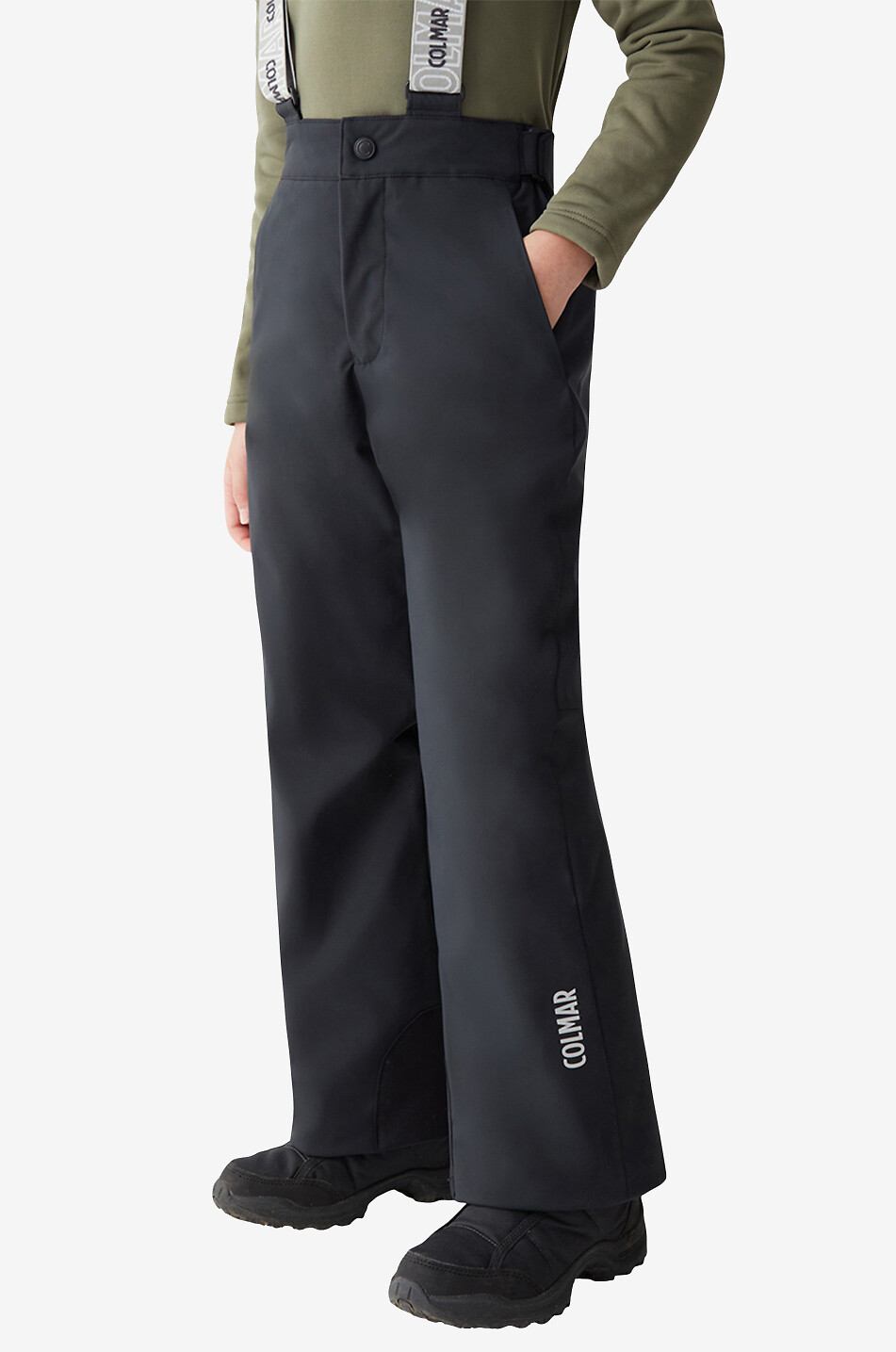 COLMAR Kinder-Skihose mit Trägern Unisex SCHWARZ 3