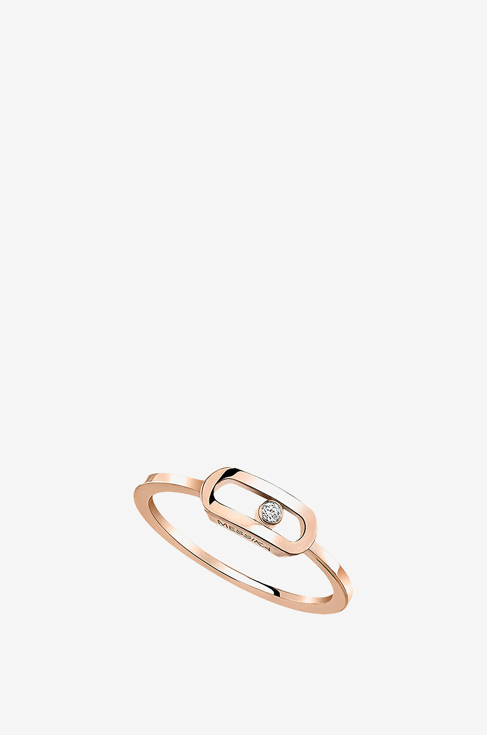 Ring aus Roségold und Diamant Move Uno