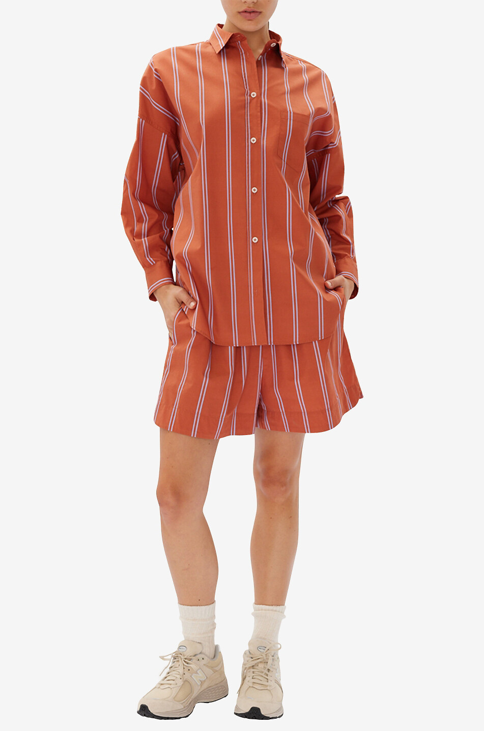 LMND Chemise à manches longues Chiara Femme MULTICOLORE 6