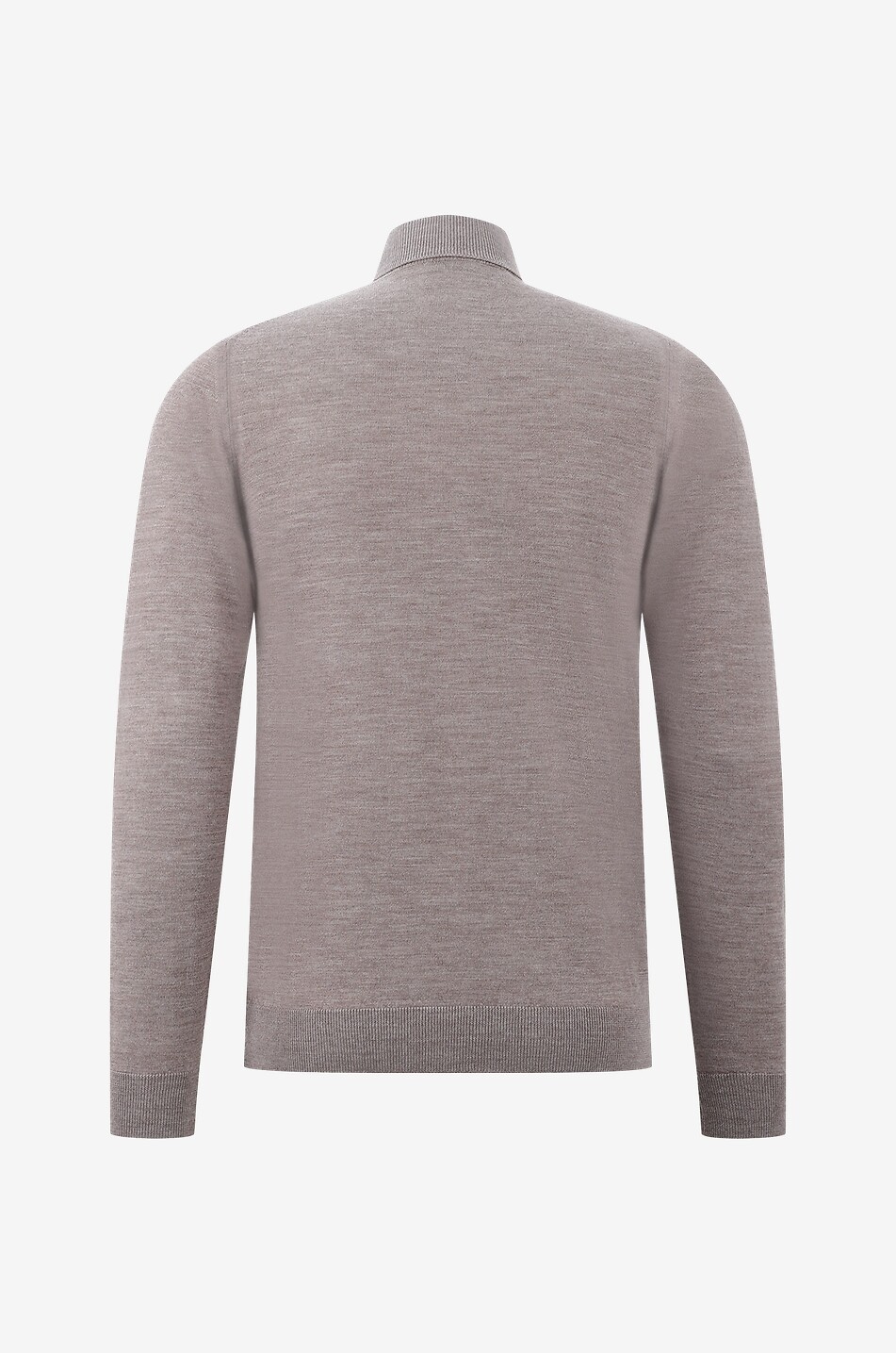 DANIELE FIESOLI Feiner Rollkragenpullover aus extrafeiner Merinowolle Herren BRAUN 2