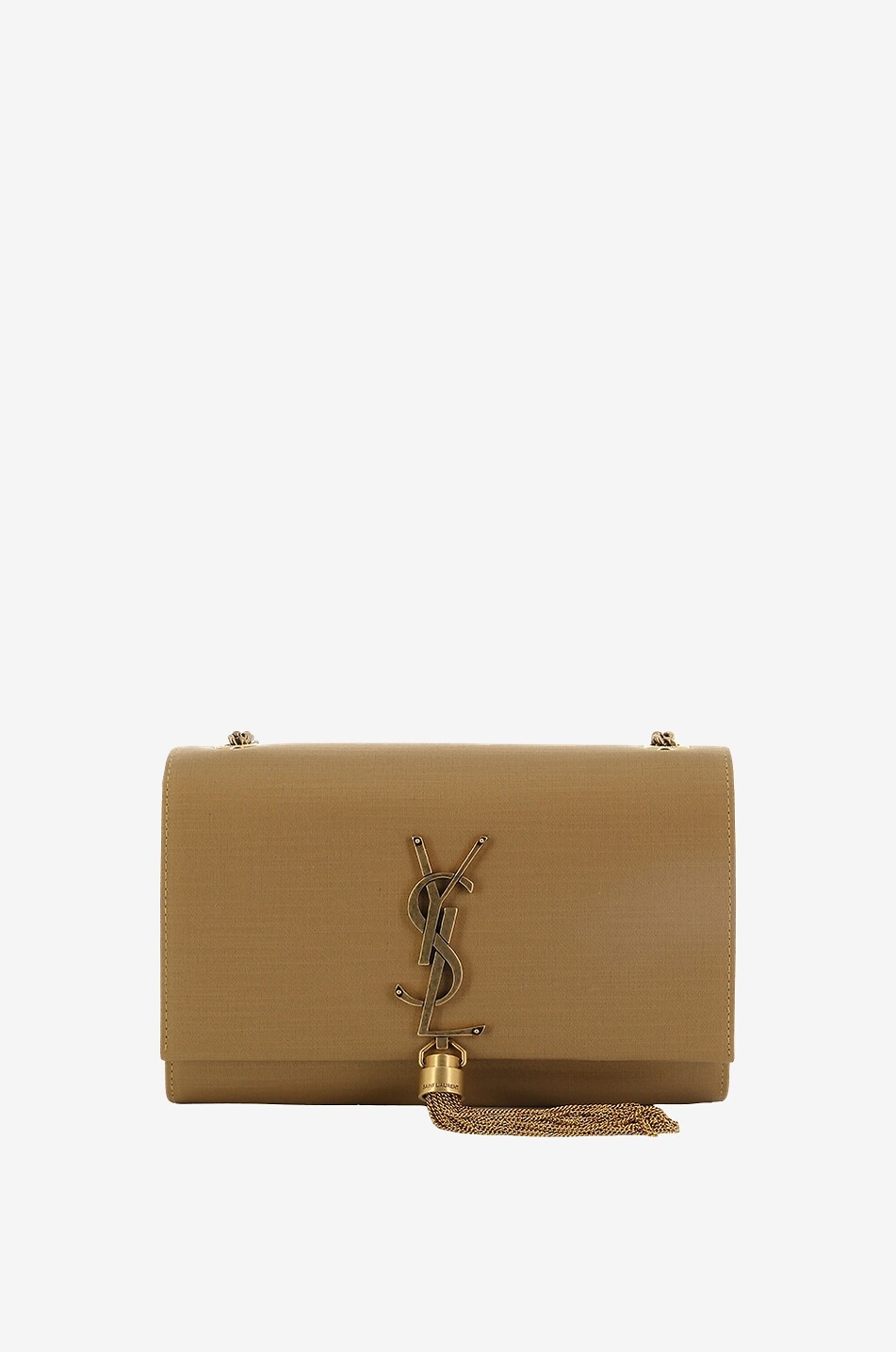 SAINT LAURENT PARIS Sac à main en coton Kate Femme DORE 1