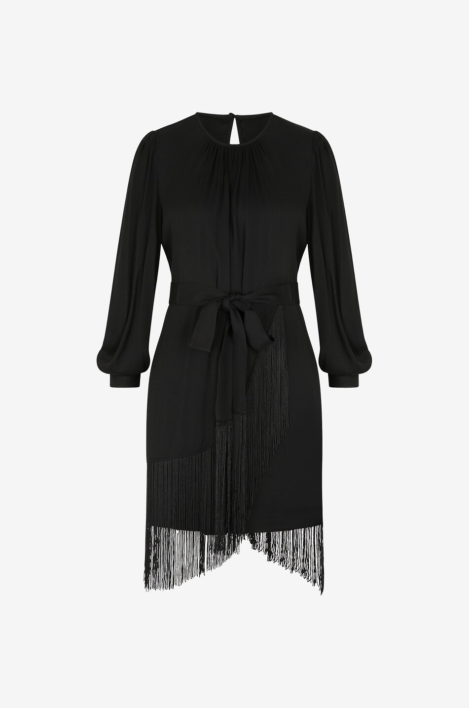 Robe courte en viscose