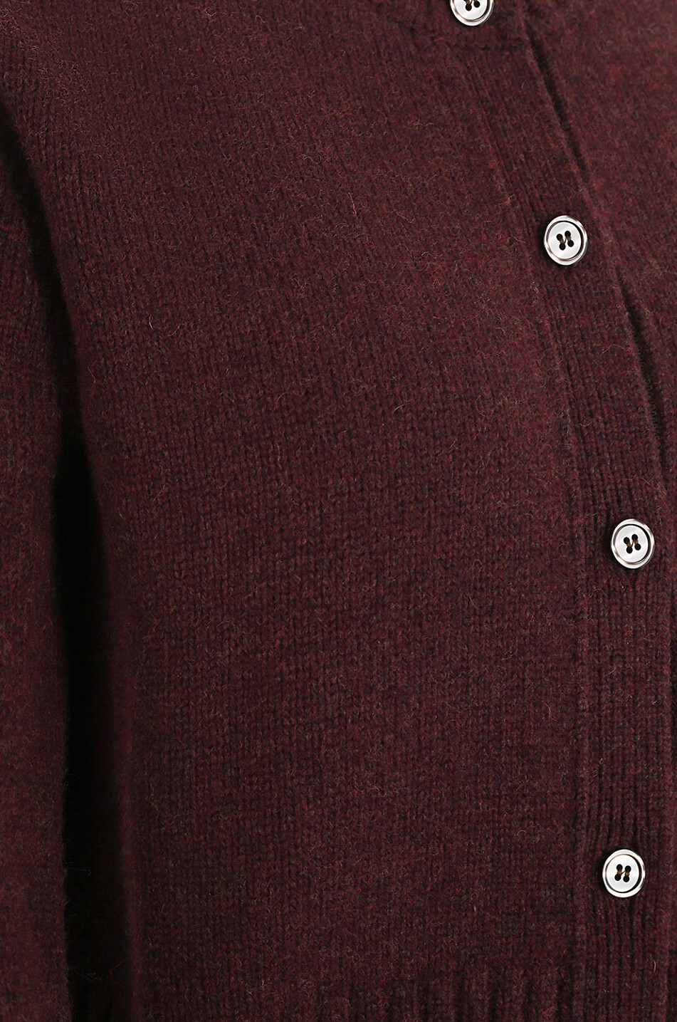 SOEUR Cardigan boutonné à col rond Lyne Femme VIOLET FONCÉ 3