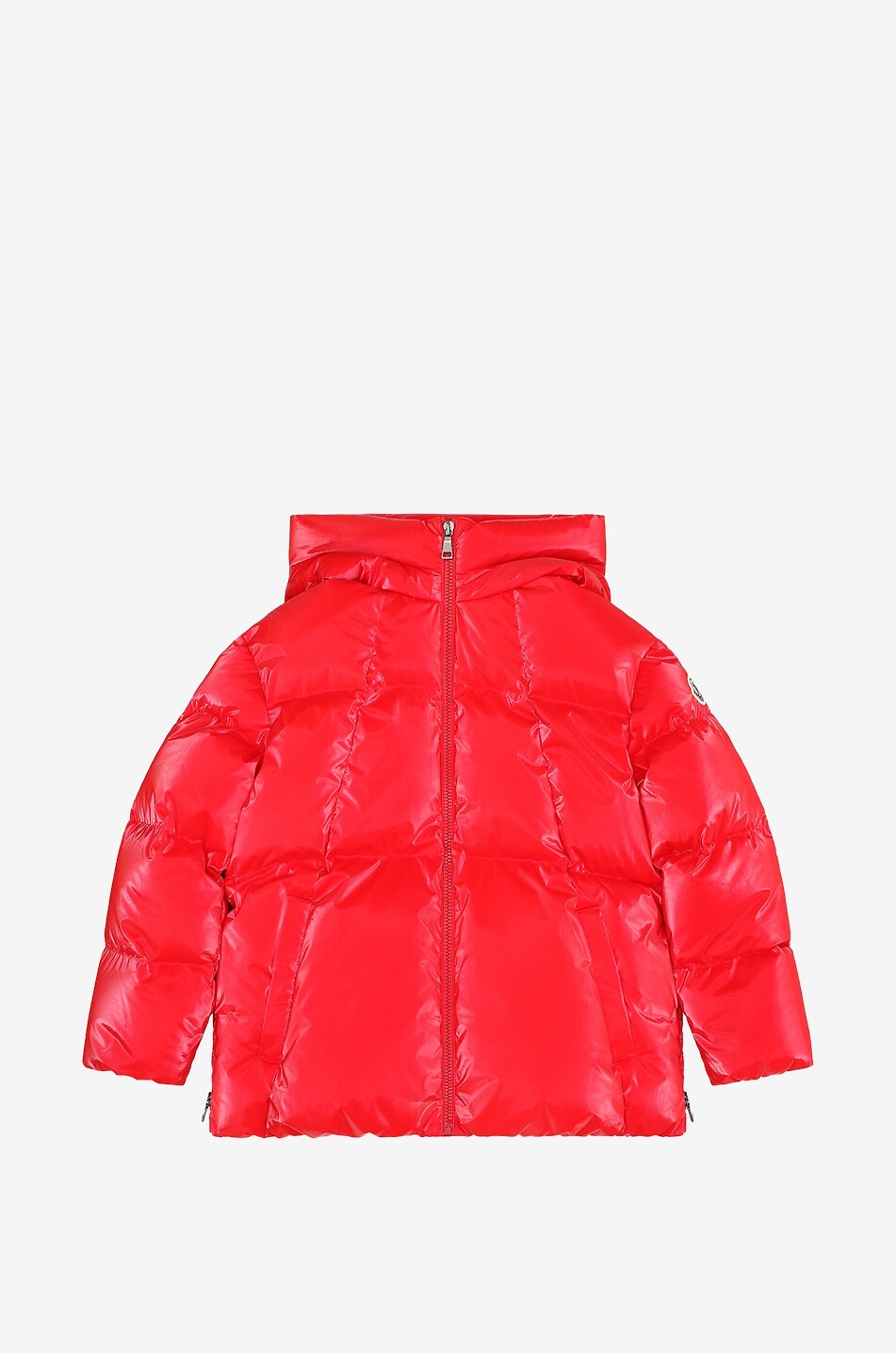 Echasse girl s glossy short down jacket