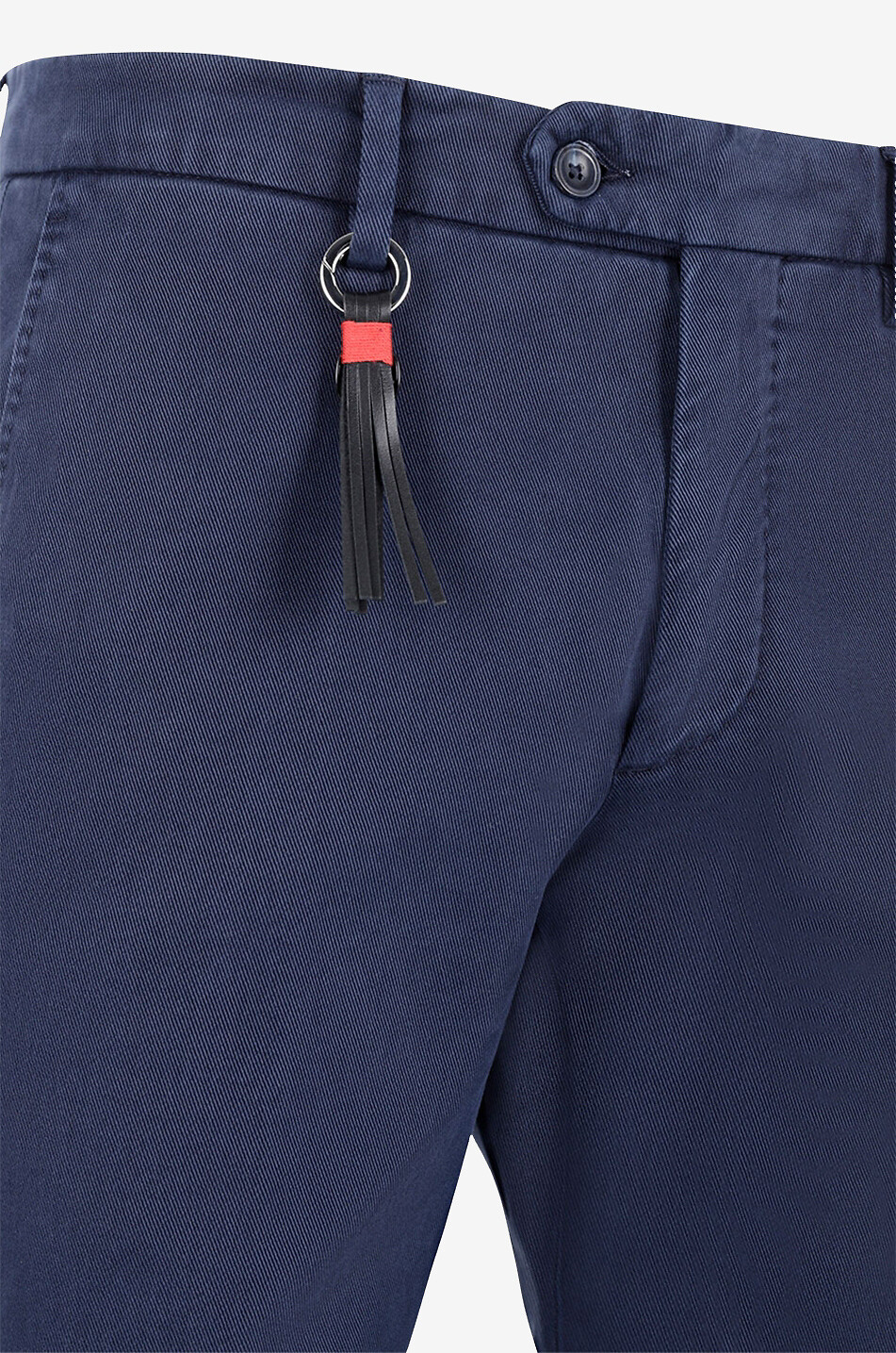 MARCO PESCAROLO Nisida slim fit cotton trousers Men DARK BLUE 3
