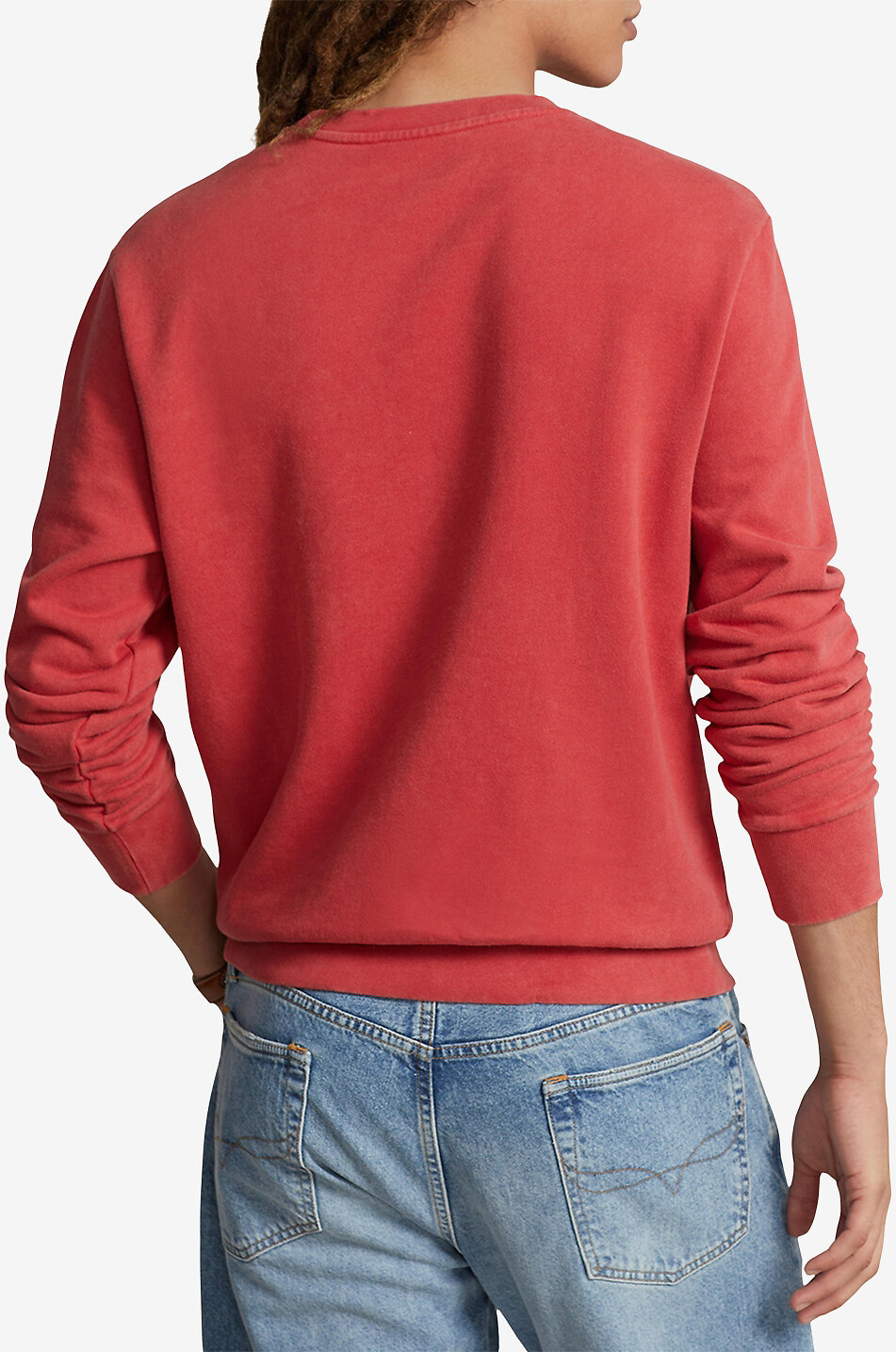 POLO RALPH LAUREN Leichtes Rundhals-Sweatshirt Pony Herren MITTELROT 3