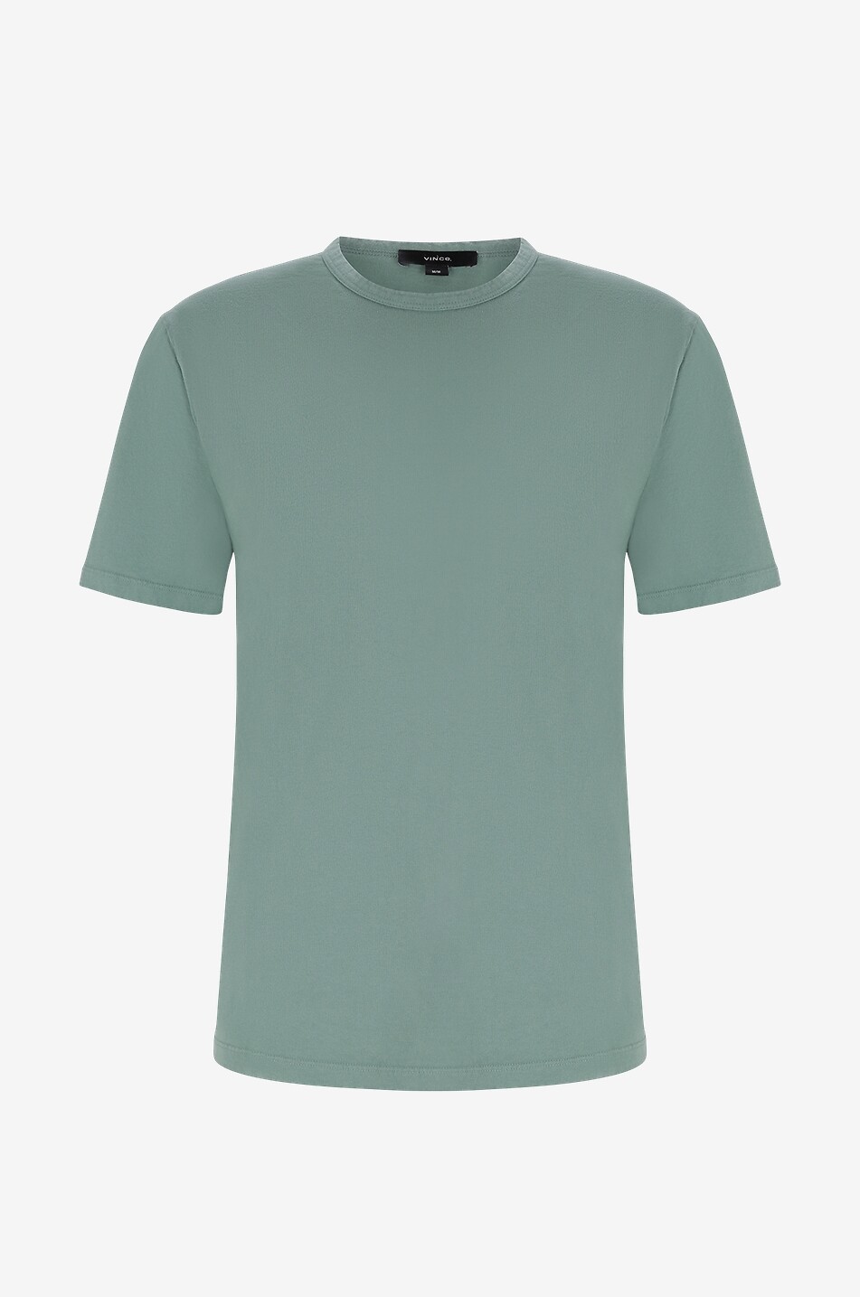 VINCE Kurzärmeliges T-Shirt aus Baumwolle Garment Dye Herren GRÜN 1