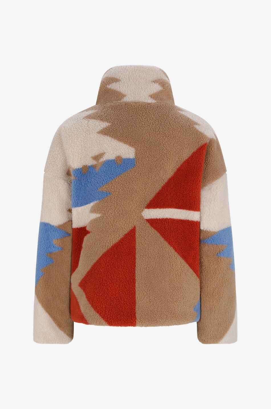 WEEKEND MAX MARA Manna padded printed teddy fleece jacket Women BEIGE 2