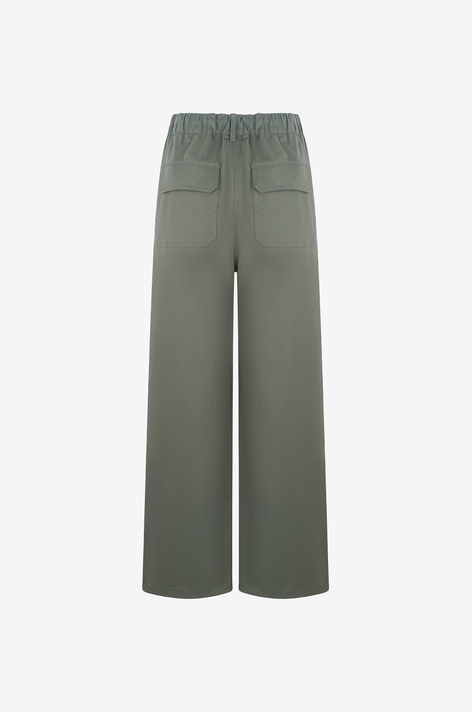 Gitane wide-leg cotton satin trousers