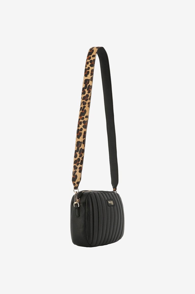 BALZAC PARIS Gesteppte Camera-Tasche aus Leder César Damen SCHWARZ 2