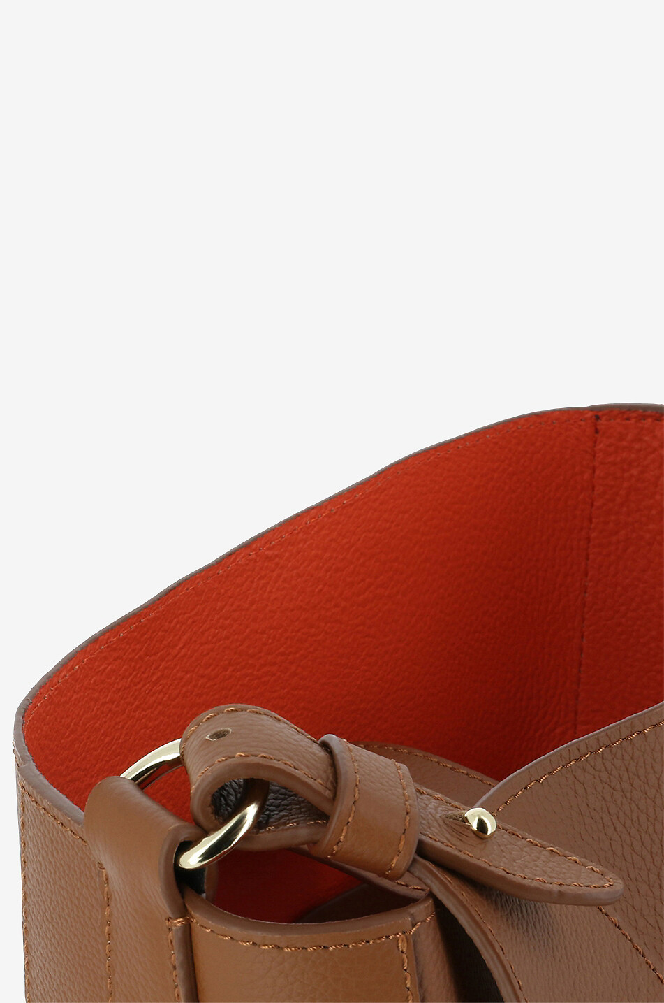 BALZAC PARIS Bucket-Tasche aus genarbtem Leder Sofia Damen HELLBRAUN 5