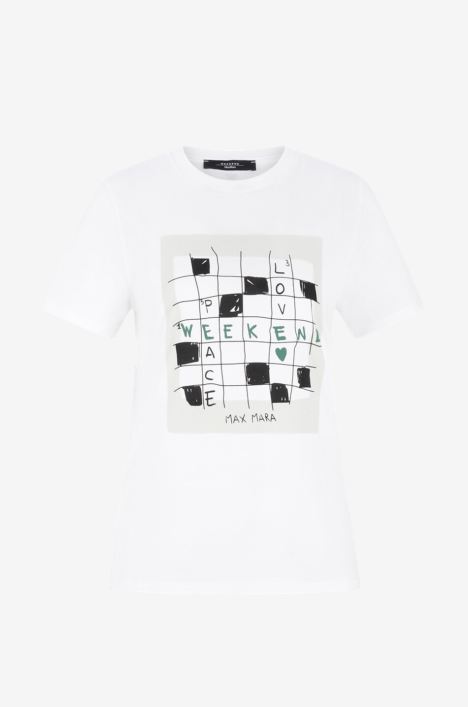 WEEKEND MAX MARA Sante short-sleeved printed T-shirt Women WHITE 1