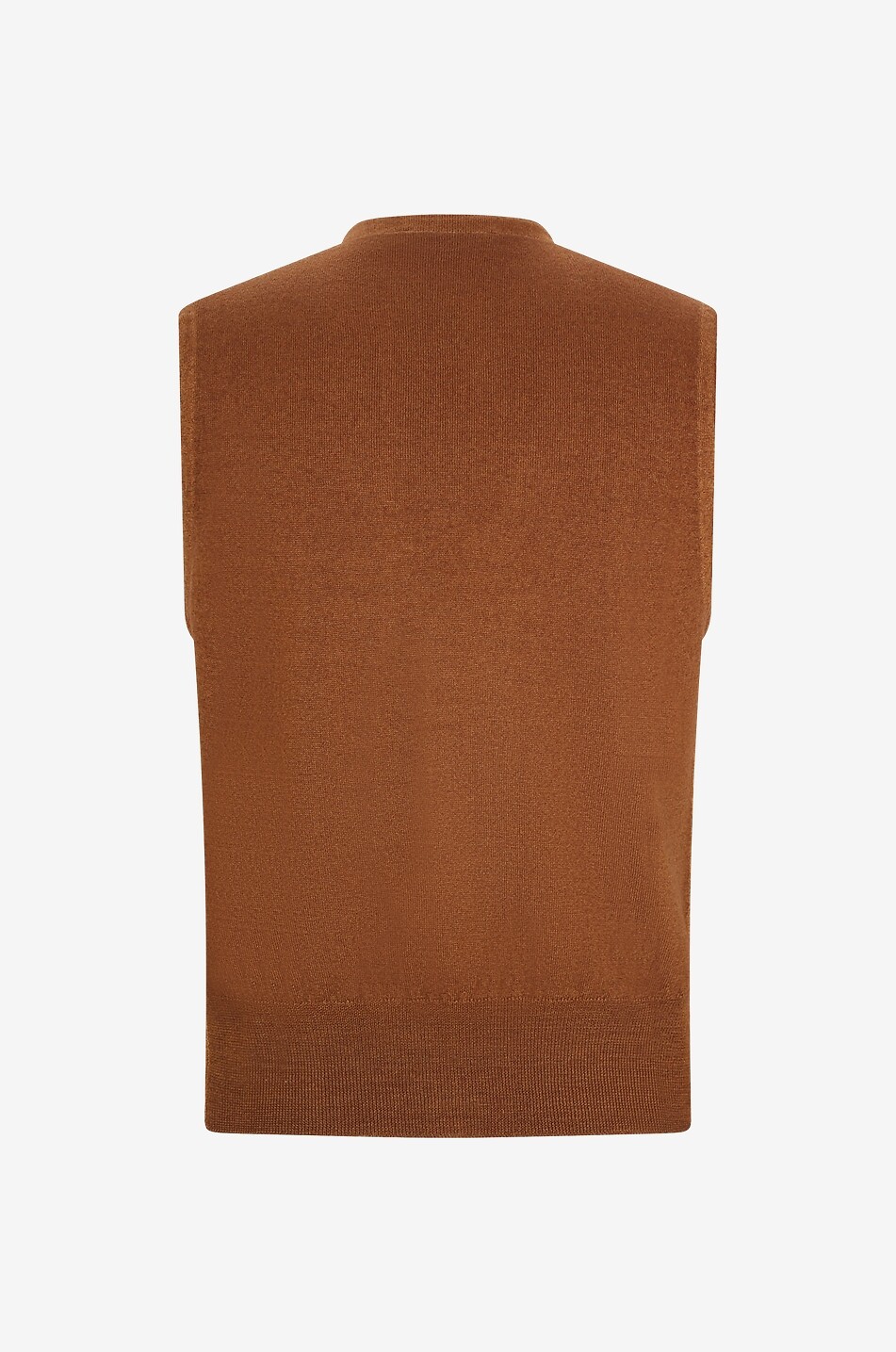 GRAN SASSO Ärmellose Feinstrick-Weste Herren COGNAC 2