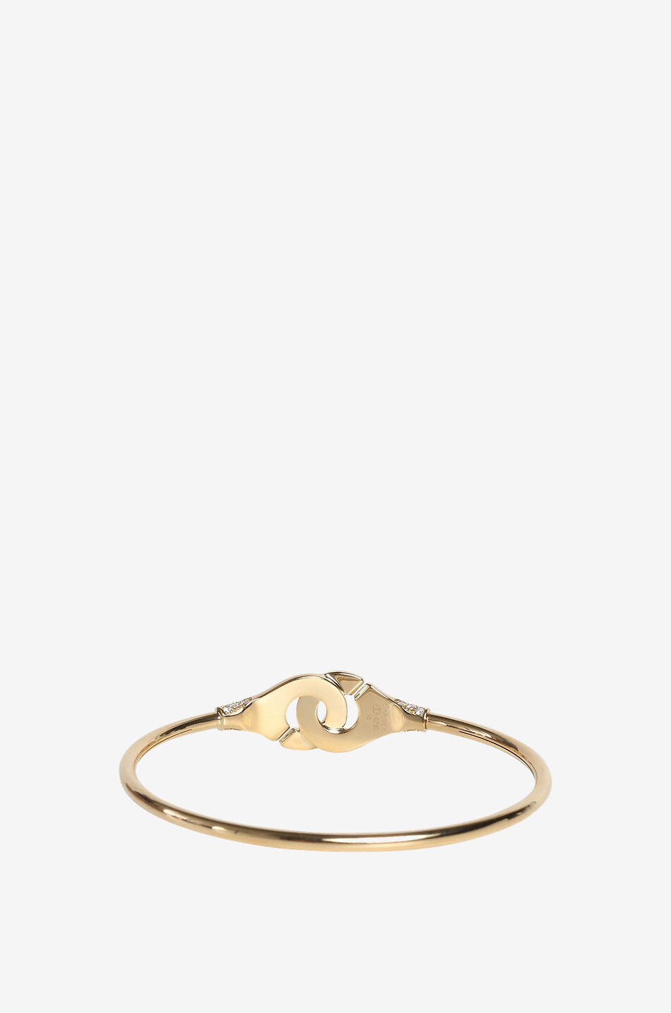 DINH VAN Gelbgold- und Diamantarmband Menottes R12 Damen GOLDEN 2