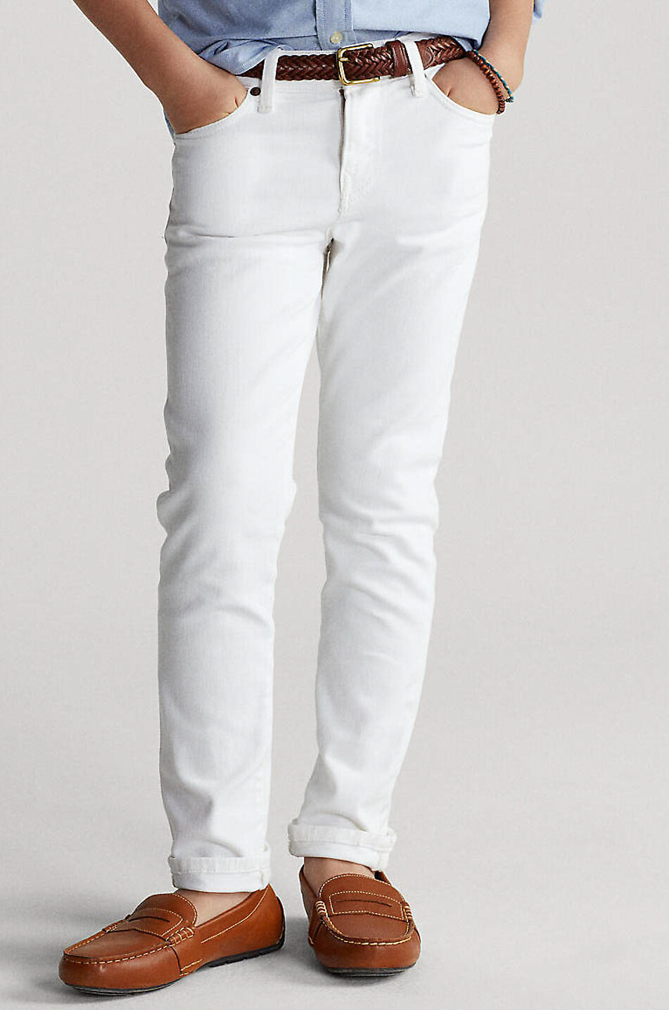 POLO RALPH LAUREN Sullivan Slim teenagers' jeans Boy WHITE 3