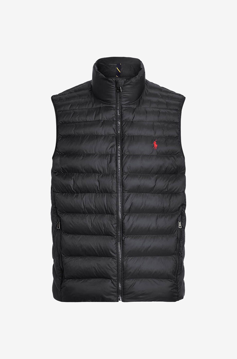 Terra quilted vest with stand-up collar