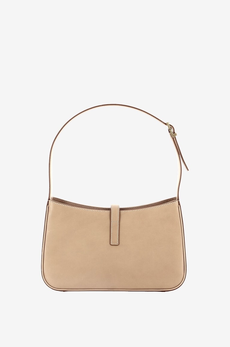 SAINT LAURENT PARIS Le 5 à 7 Hobo smooth leather handbag Women CAMEL 3