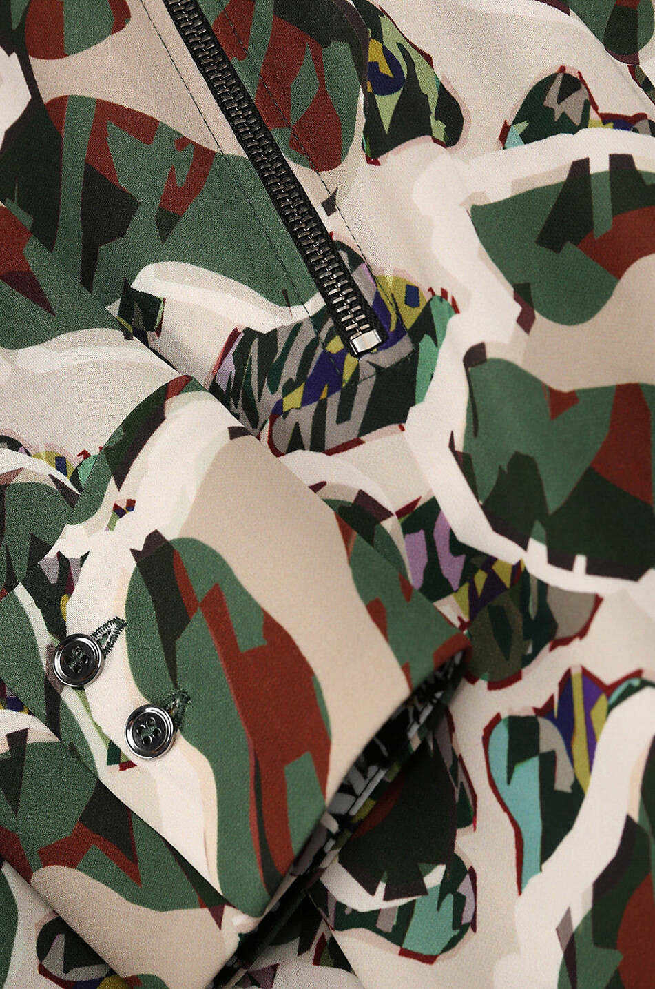 MARC CAIN Bluse mit Camouflage-Print Damen BUNT1 3