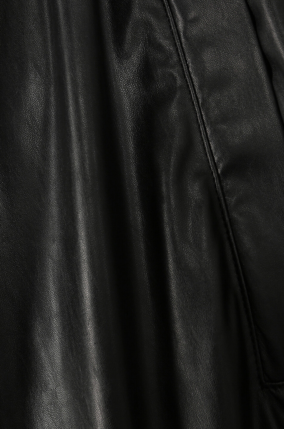 Pantalon décontracté en cuir synthétique