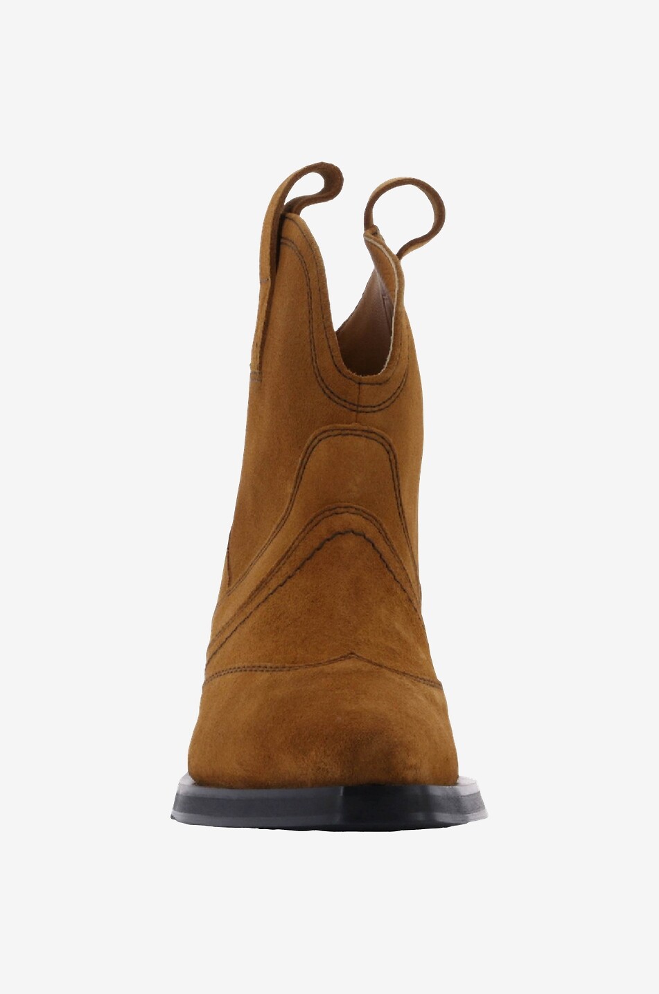 GANNI Bottines esprit santias en daim Femme MARRON CLAIR 2