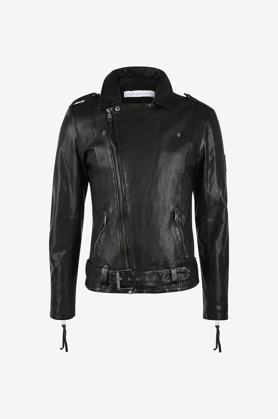 YOUNG POETS SOCIETY Veste en cuir de mouton Ethan Homme NOIR 1